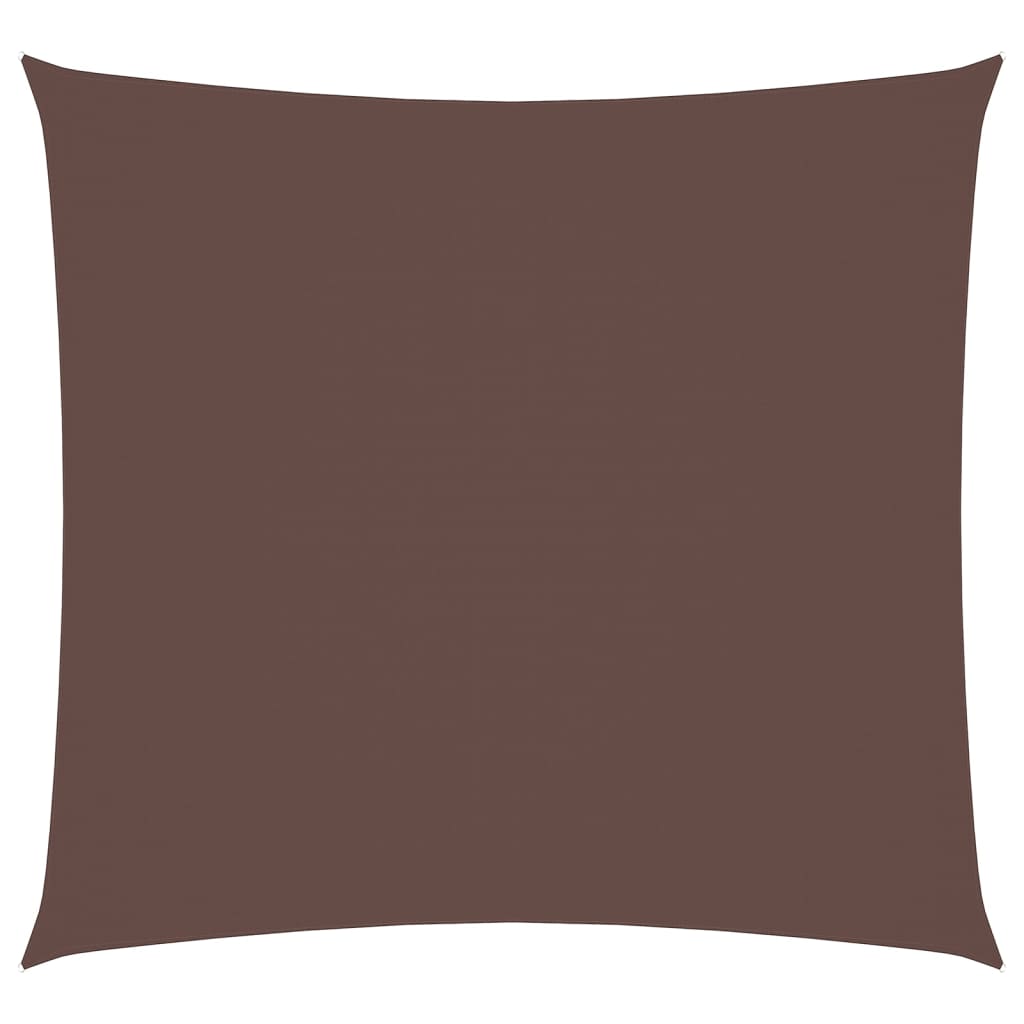 Sonnensegel Oxford-Gewebe Quadratisch 5x5 m Braun