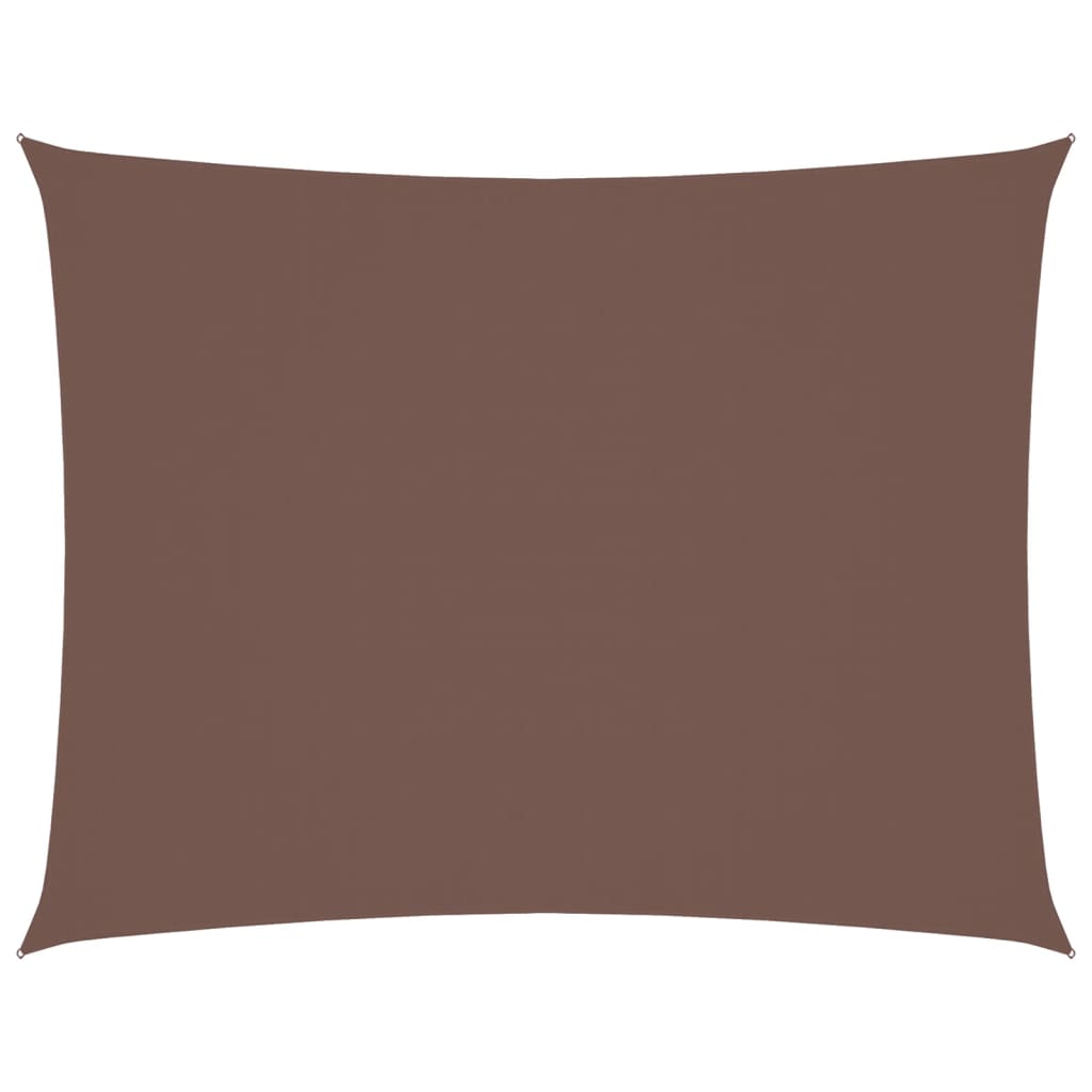 Sonnensegel Oxford-Gewebe Rechteckig 2x3,5 m Braun