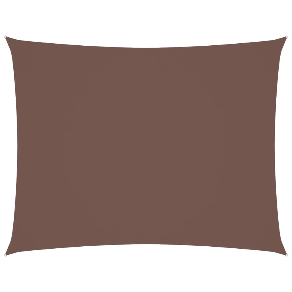 Sonnensegel Oxford-Gewebe Rechteckig 2,5x3,5 m Braun