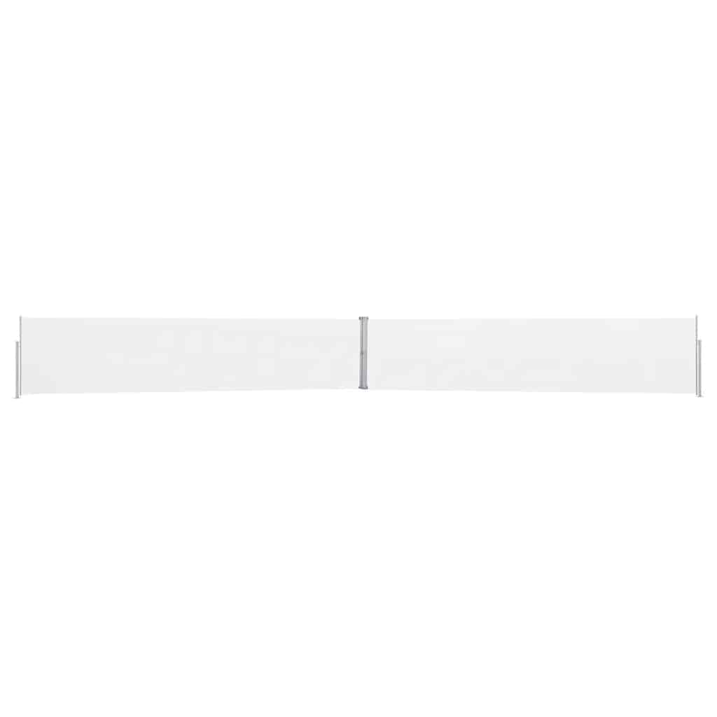 Ausziehbare Seitenmarkise 170x1200 cm Creme