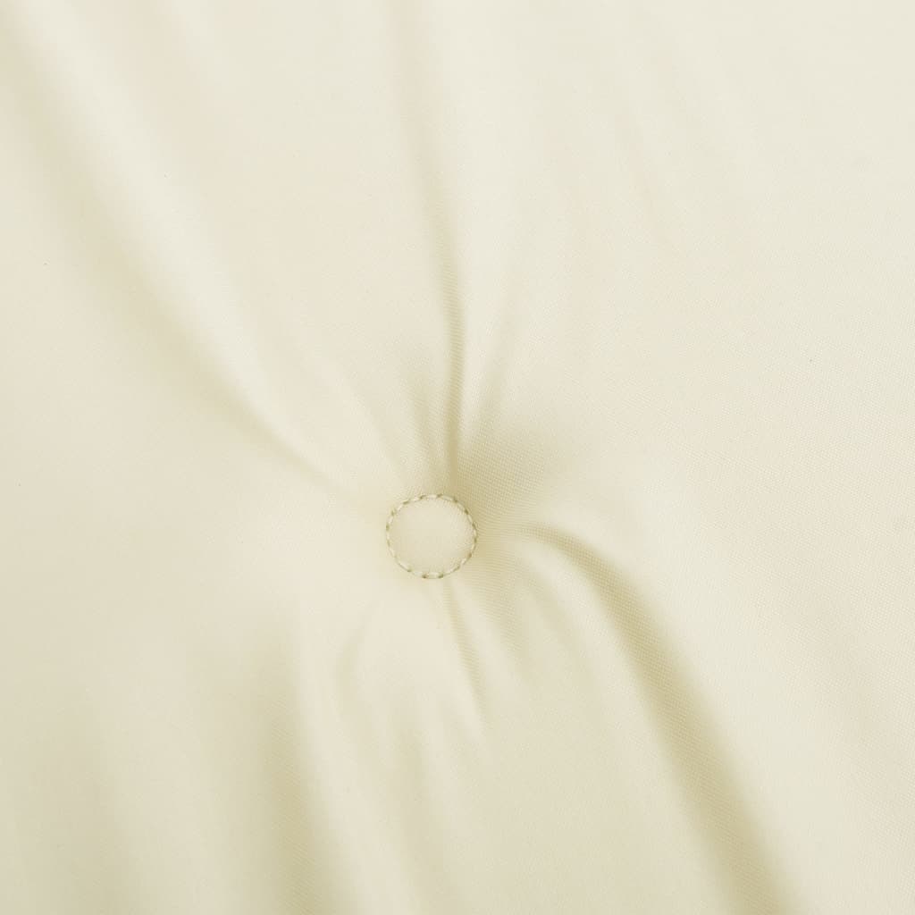 Gartenstuhl-Kissen 6 Stk. Creme 40x40x4 cm Oxford-Gewebe