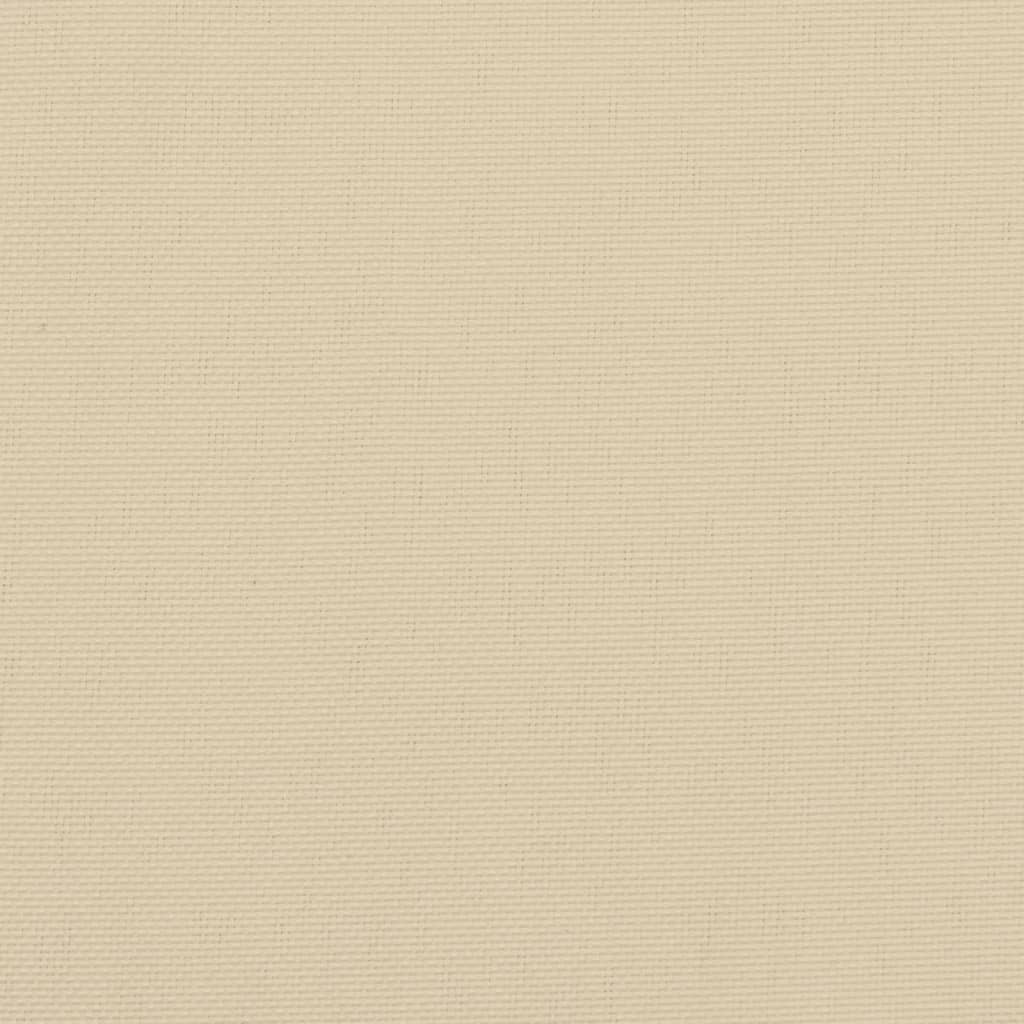 Gartenstuhl-Kissen 4 Stk. Beige 50x50x4 cm Oxford-Gewebe