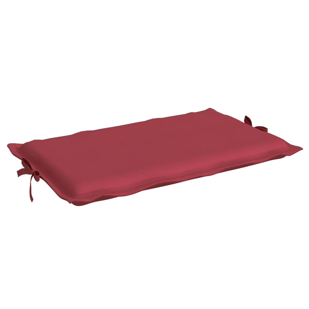 Sun lounger cushion wine red 186x58x3 cm Oxford fabric