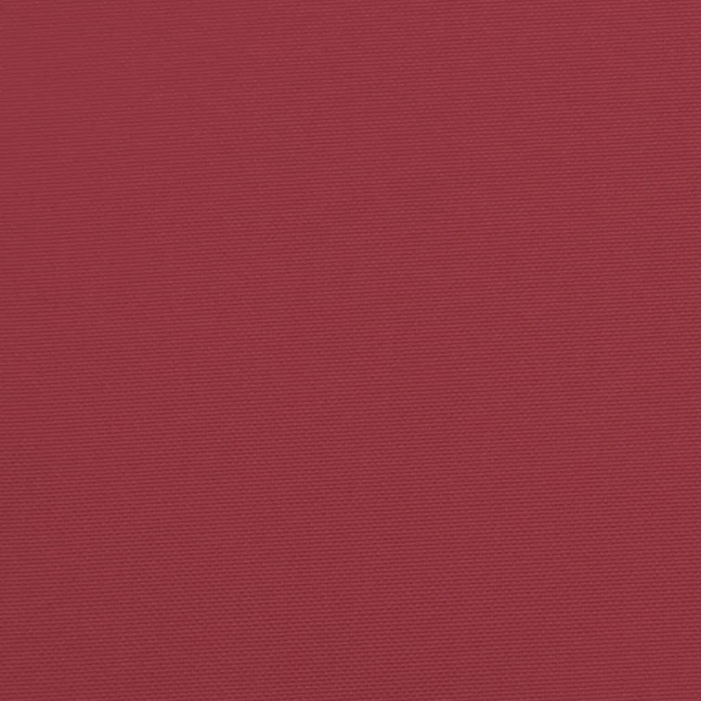 Sun lounger cushion wine red 186x58x3 cm Oxford fabric