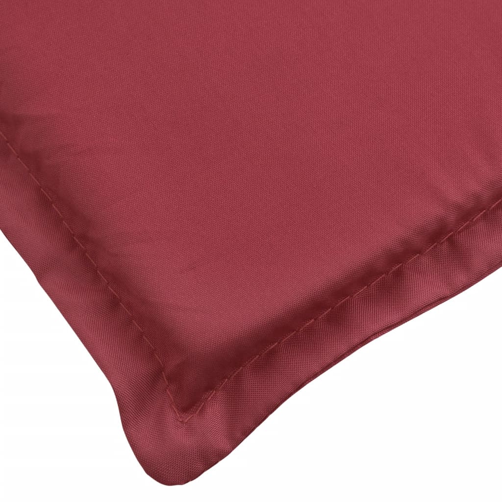 Sonnenliegen-Auflage Weinrot 200x50x3 cm Oxford-Gewebe