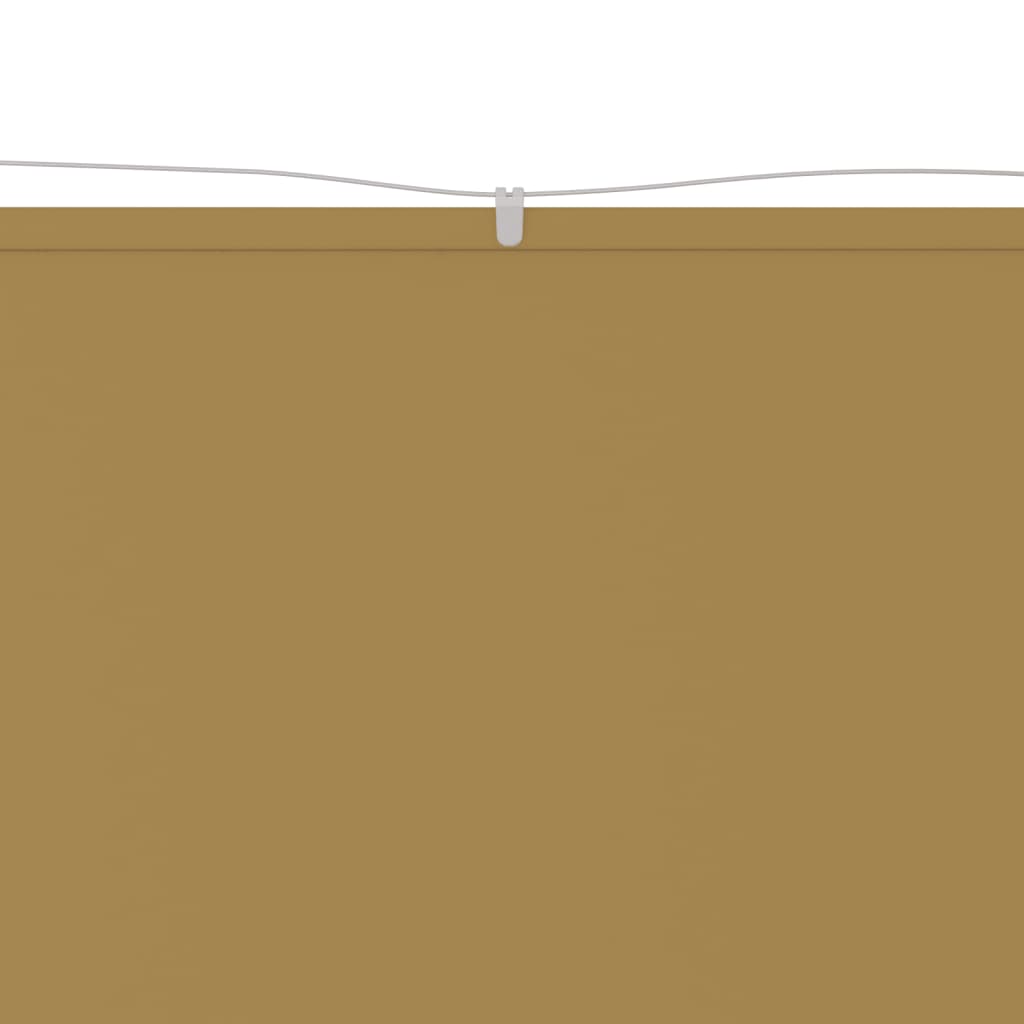 Senkrechtmarkise Beige 60x1200 cm Oxford-Gewebe