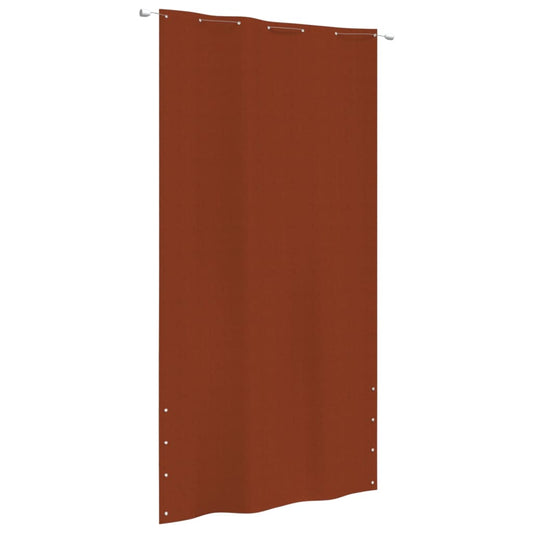 Balcony privacy screen terracotta red 140x240 cm Oxford fabric