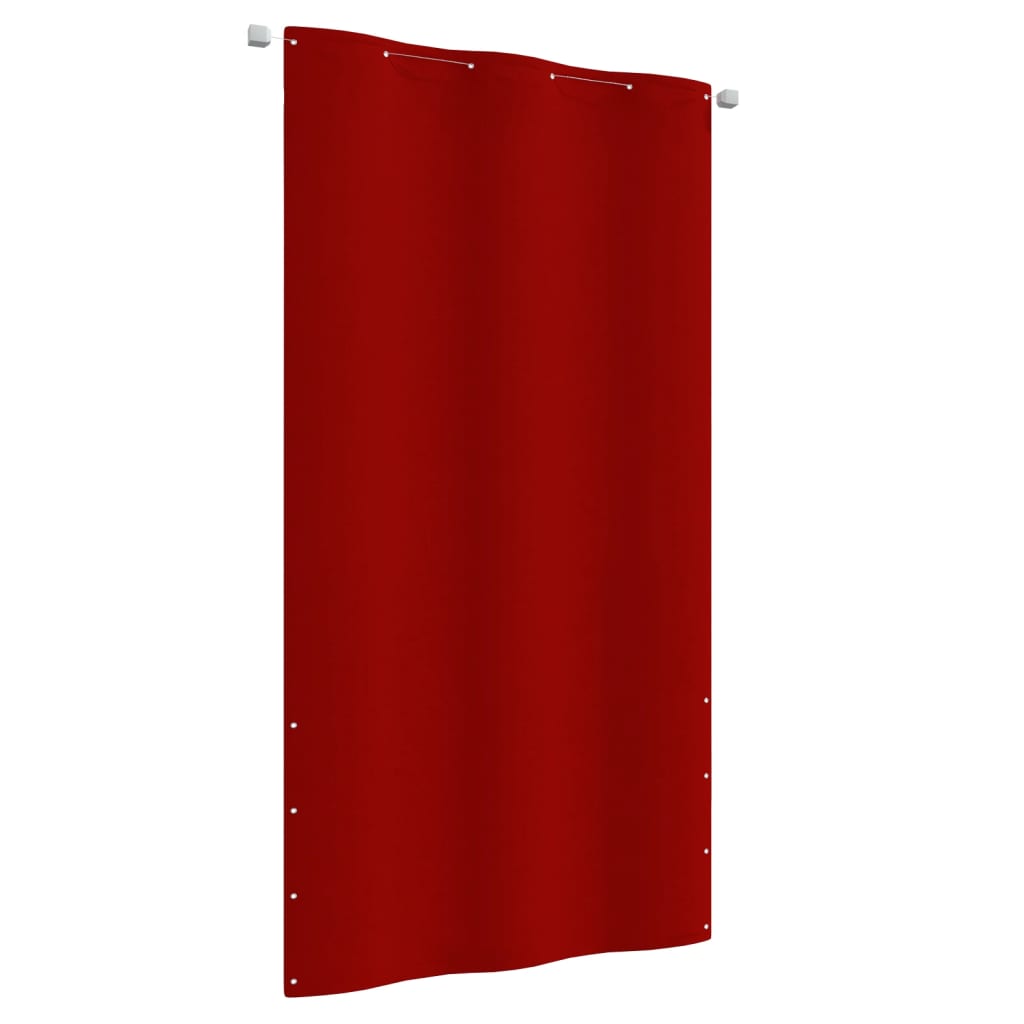 Balcony privacy screen red 120x240 cm Oxford fabric