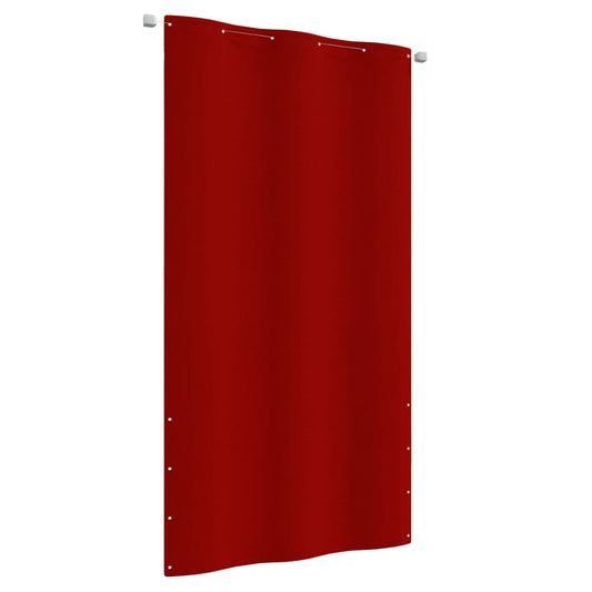 Balcony privacy screen red 120x240 cm Oxford fabric