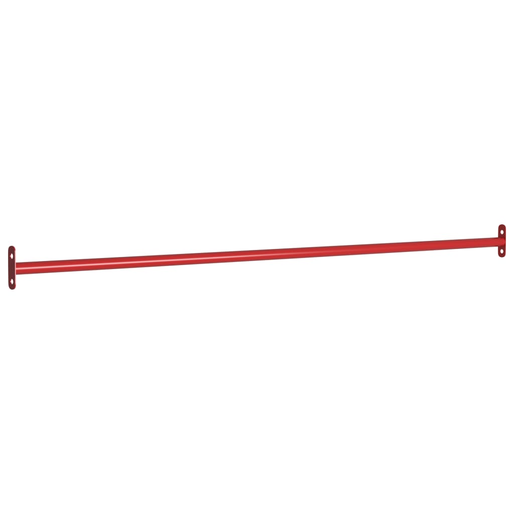 Gymnastics bars 2 pieces 125 cm steel red