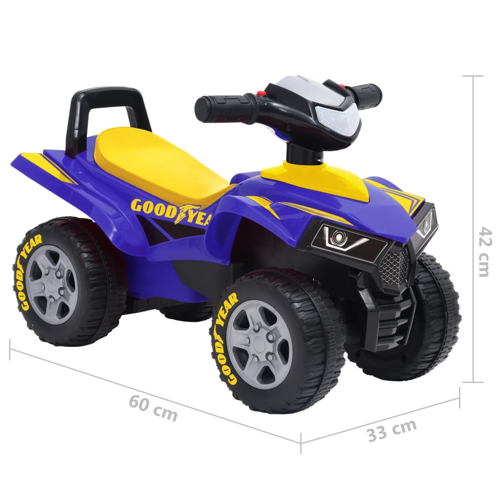 Ride-on quad for children Good Year Blue