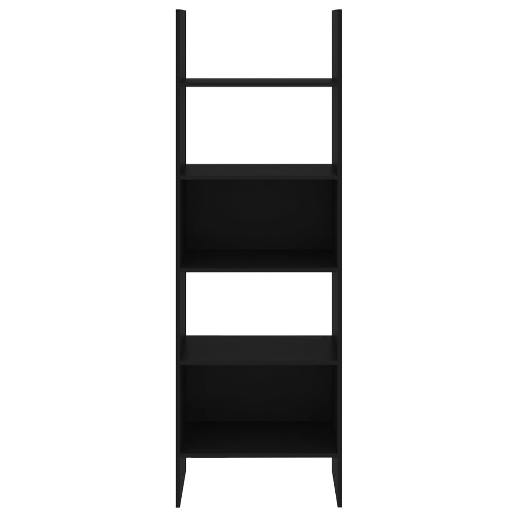 Bookcase black 60x35x180 cm made of wood
