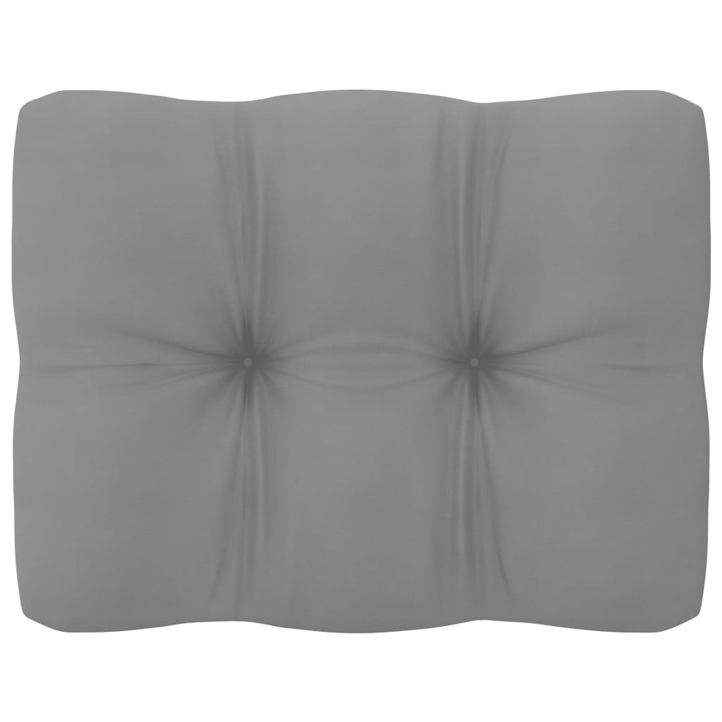 2-seater garden sofa with cushions in solid pine wood
