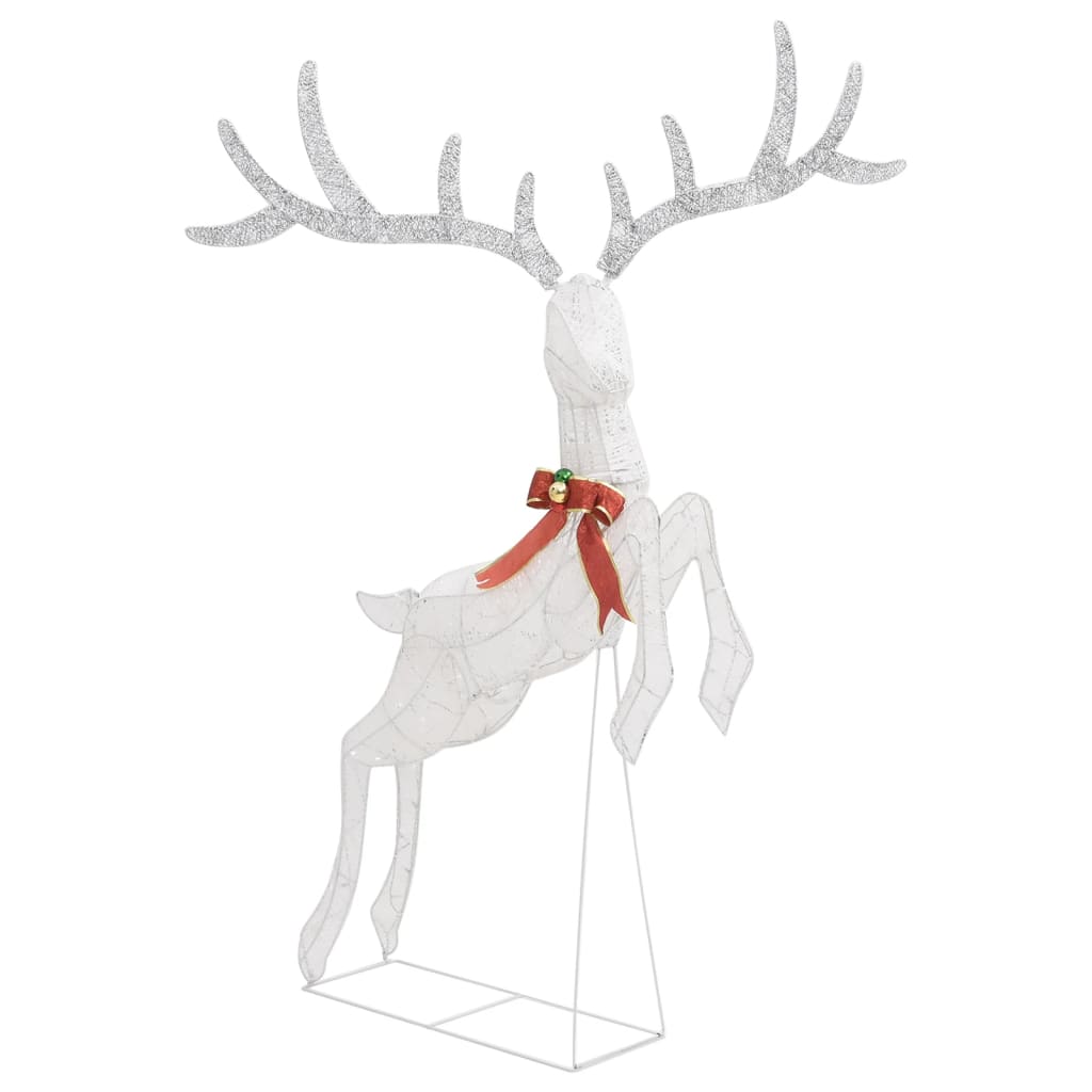 LED reindeer flying Christmas decoration 120 LEDs white cold white