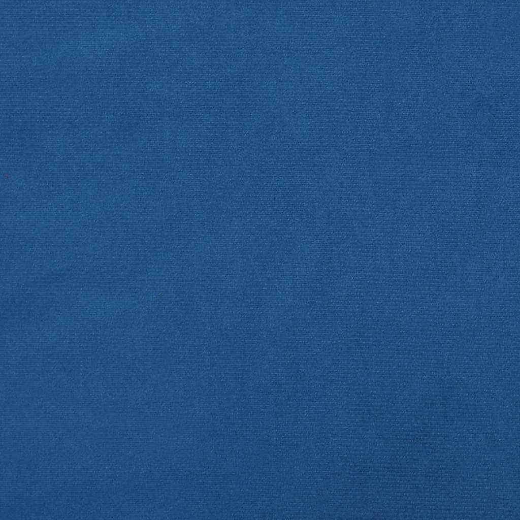 Schaukelstuhl Blau Samt