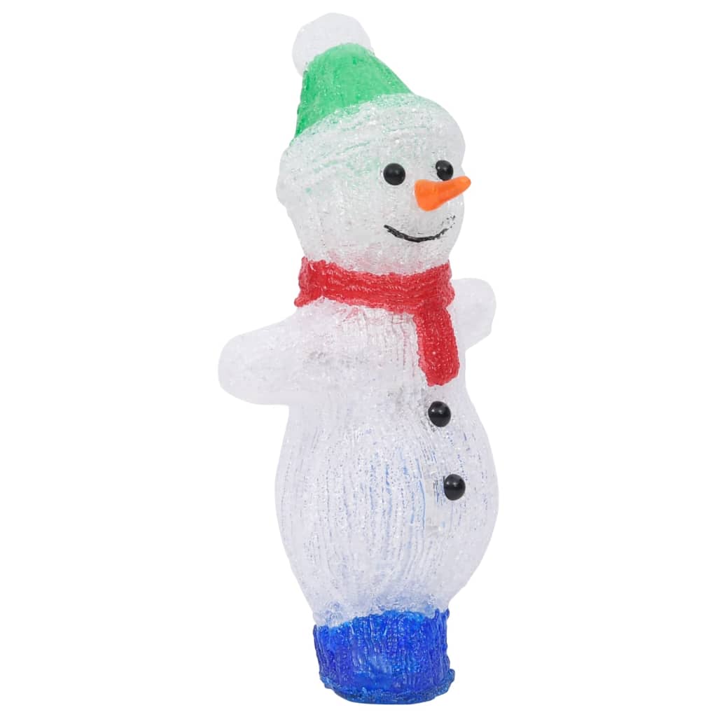LED Christmas figure snowman acrylic indoor and outdoor 30 cm