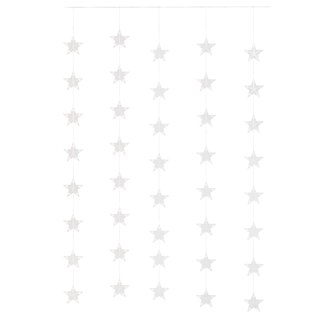 LED star curtain fairy lights 200 LED warm white 8 functions
