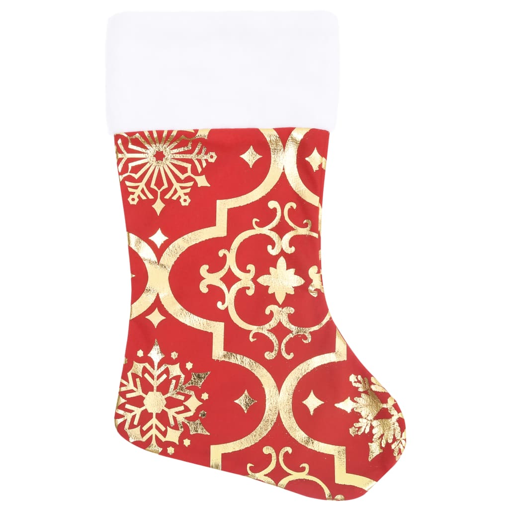 Luxury Christmas tree blanket with sock red 122 cm fabric