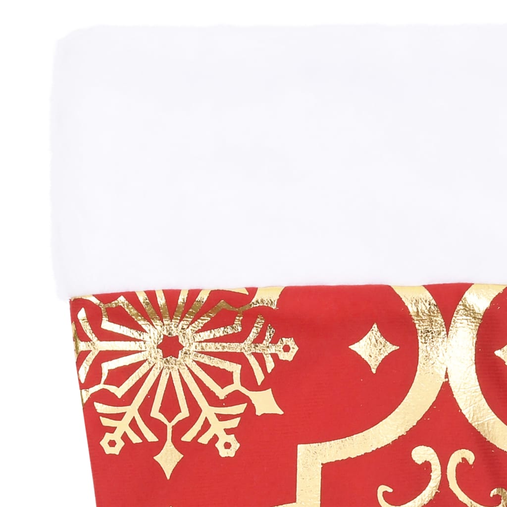 Luxury Christmas tree blanket with sock red 122 cm fabric