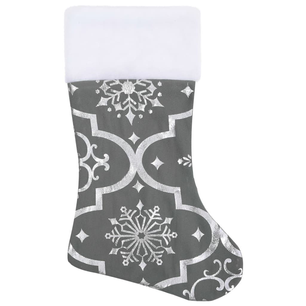 Luxury Christmas Tree Blanket with Sock Gray 122cm Fabric