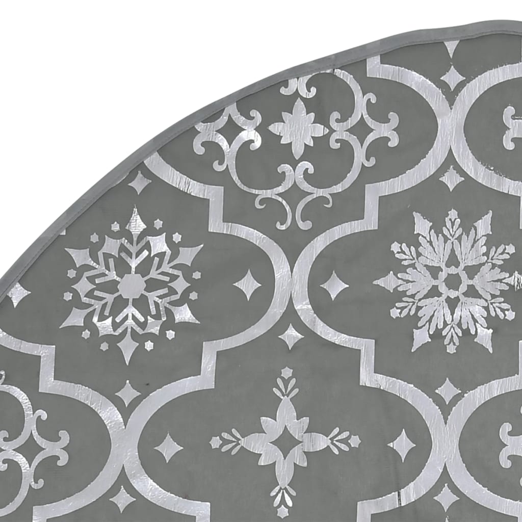 Luxury Christmas Tree Blanket with Sock Gray 122cm Fabric