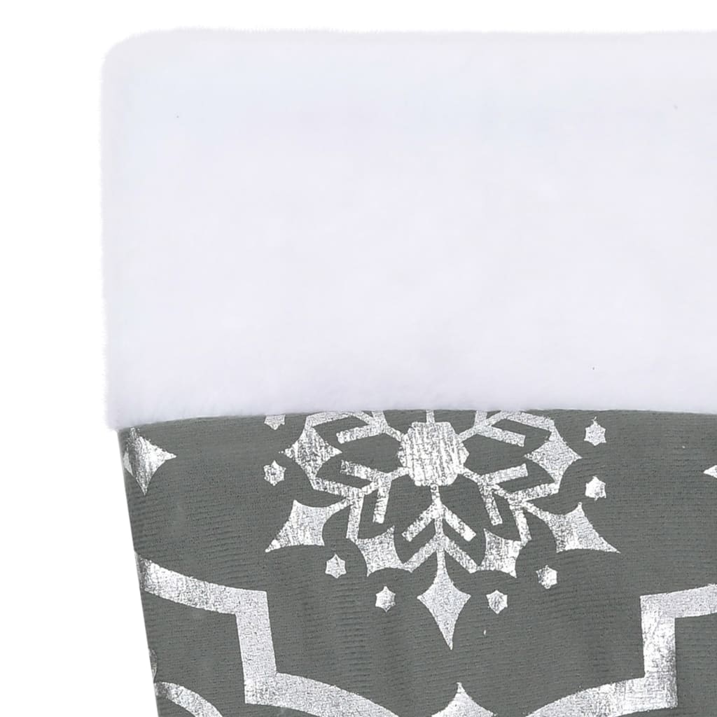 Luxury Christmas Tree Blanket with Sock Gray 122cm Fabric