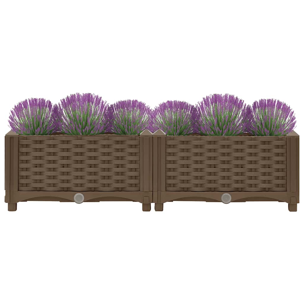 Hochbeet 80x40x23 cm Polypropylen