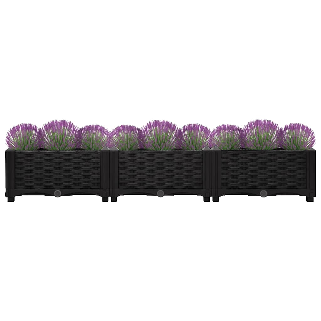Hochbeet 120x40x23 cm Polypropylen