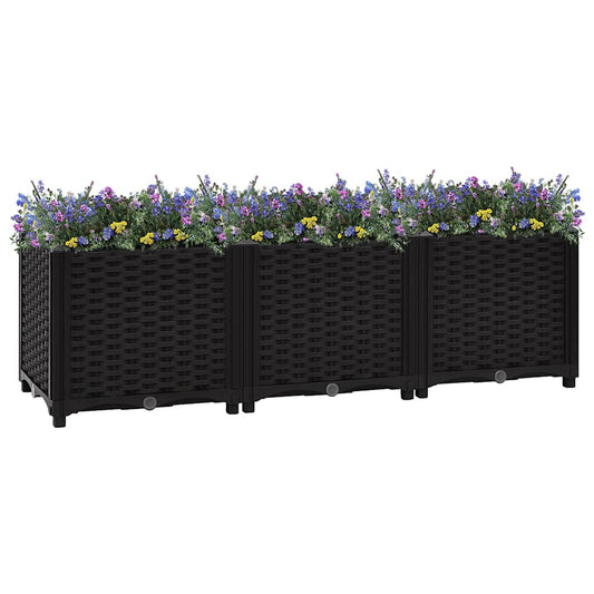 Hochbeet 120x40x38 cm Polypropylen