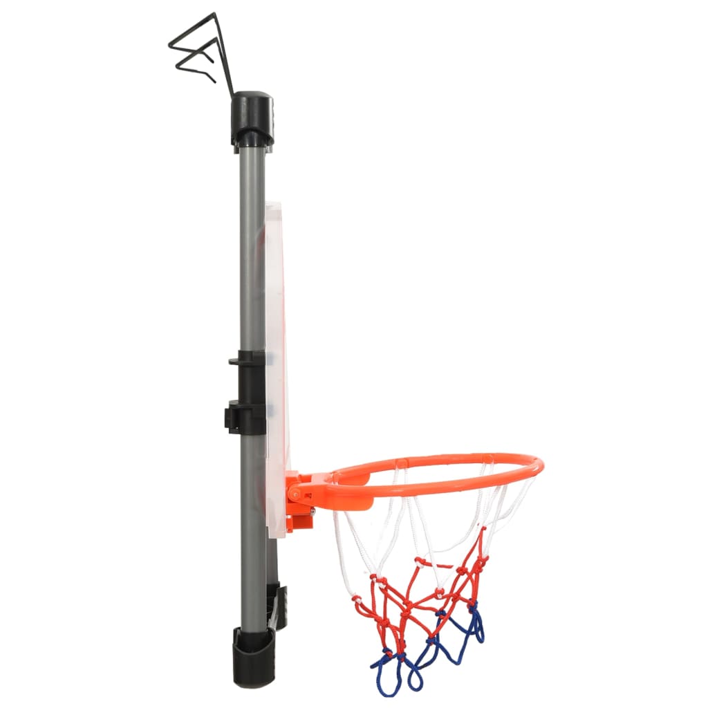 Children's basketball set for door adjustable