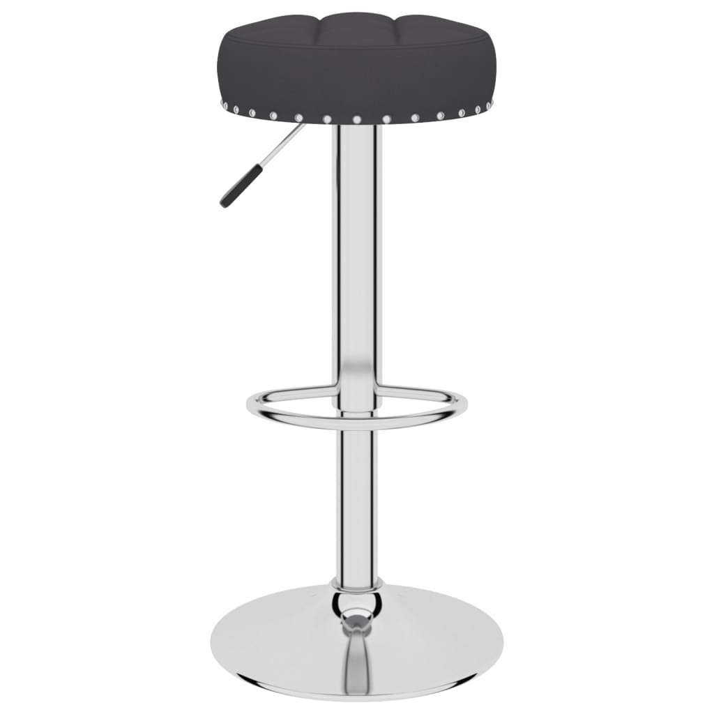 Bar stools 2 pcs. Black fabric