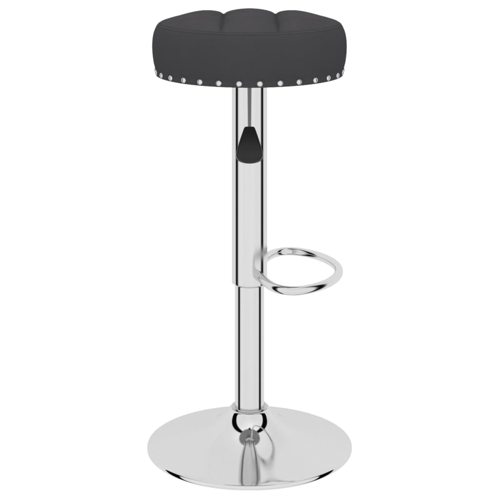 Bar stools 2 pcs. Black fabric