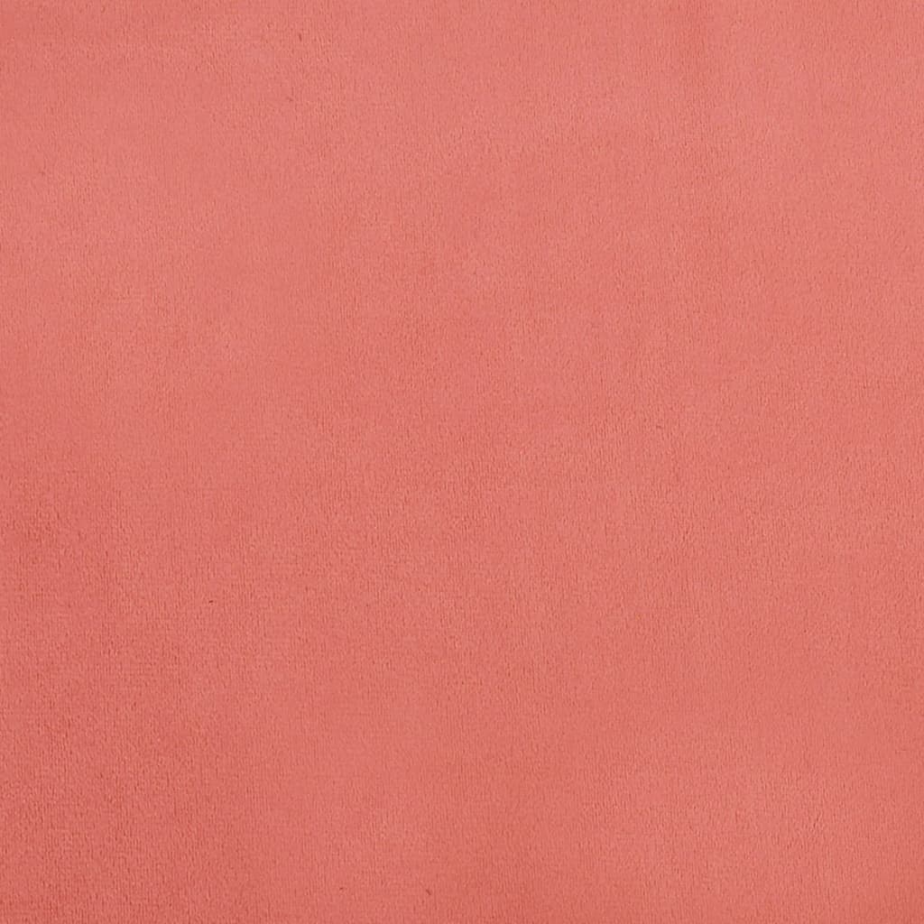 Barhocker 2 Stk. Rosa Samt