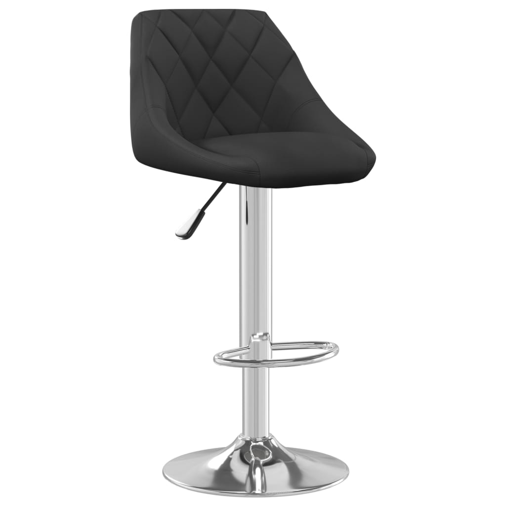 Tabourets de bar 2 pcs Velours noir