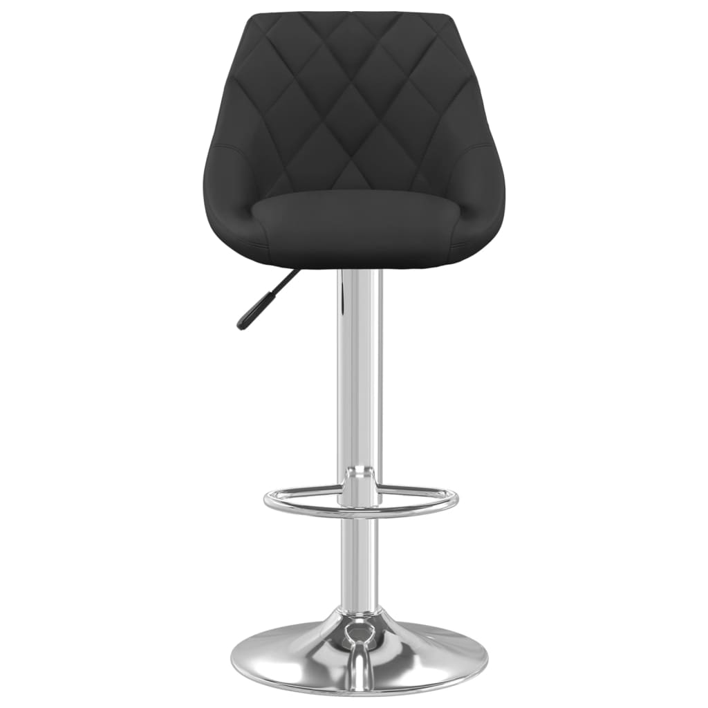 Tabourets de bar 2 pcs Velours noir