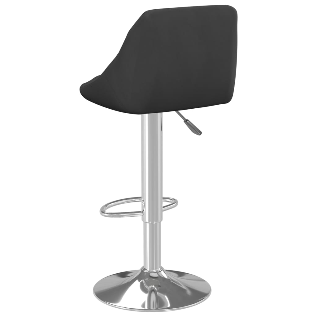 Tabourets de bar 2 pcs Velours noir