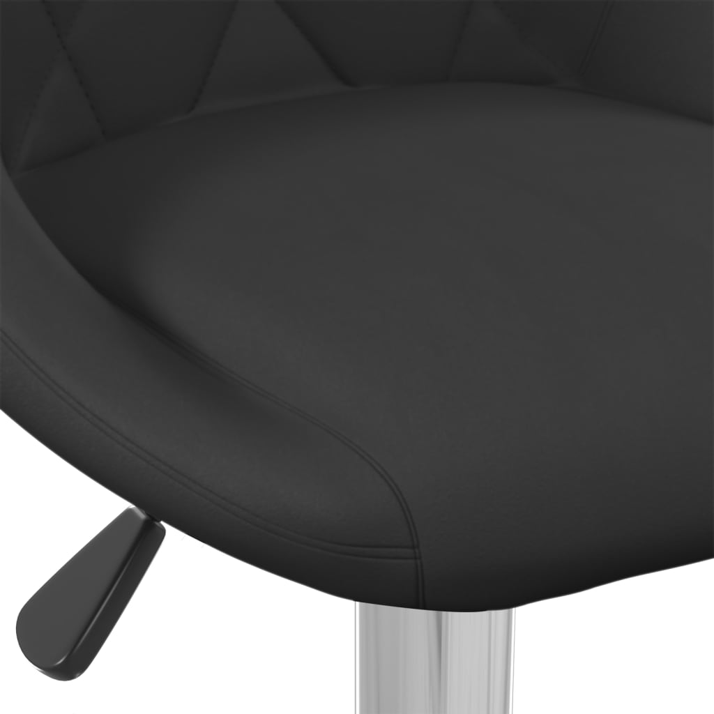 Tabourets de bar 2 pcs Velours noir