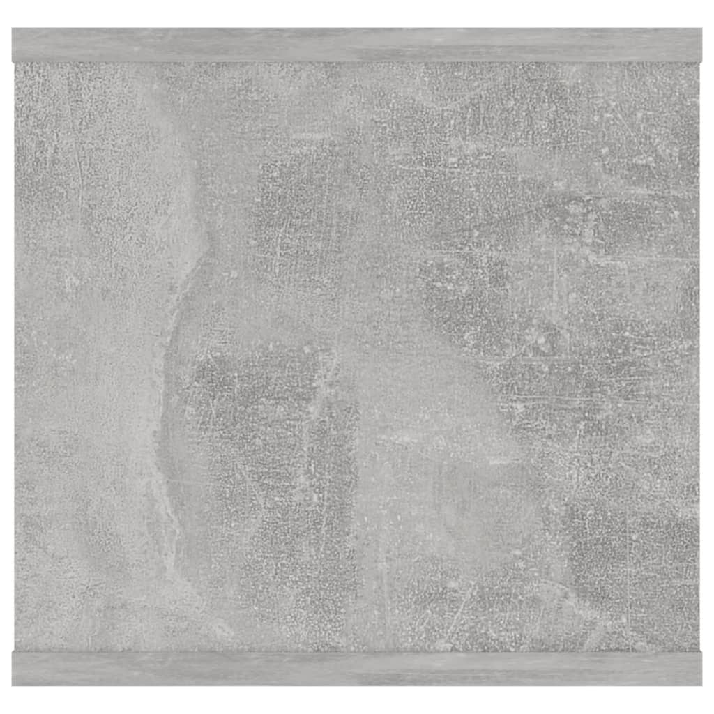 Etagère murale gris béton 102x30x29 cm en bois