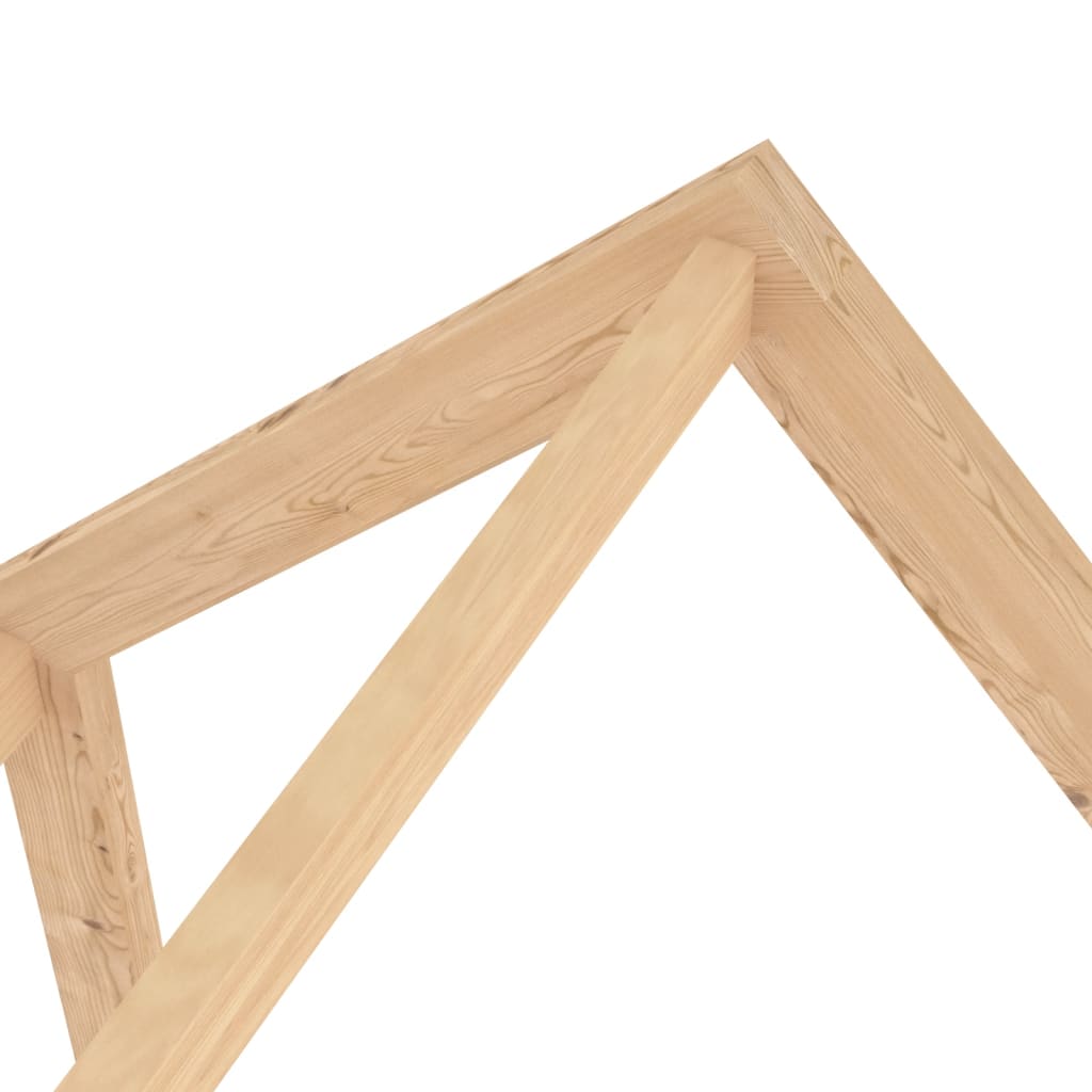 Children's bed with drawer solid pine 70x140 cm