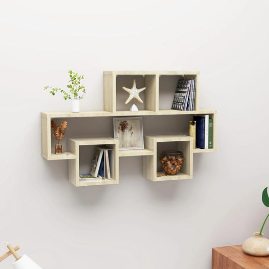 Etagère murale en forme de voiture Chêne Sonoma 82x15x51 cm matériau bois
