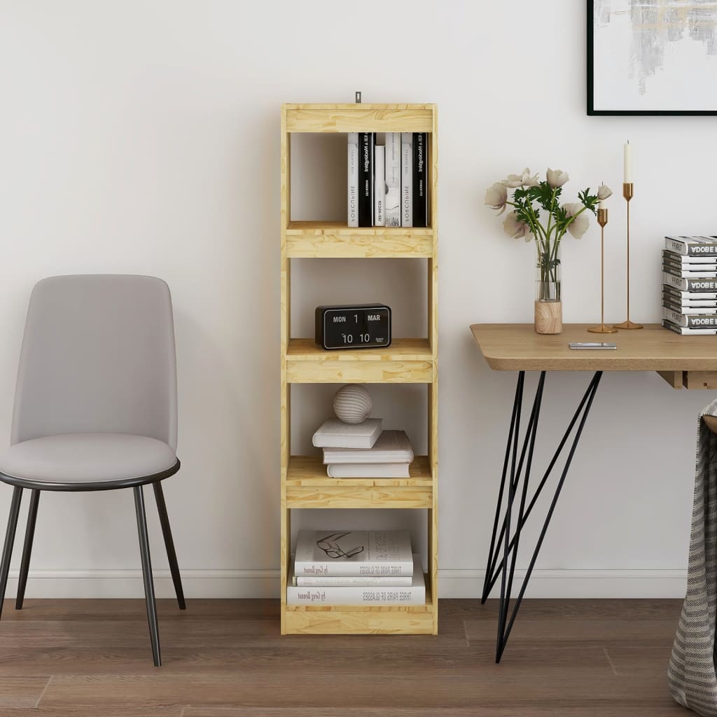 Bookshelf/room divider 40x30x135.5 cm solid pine wood