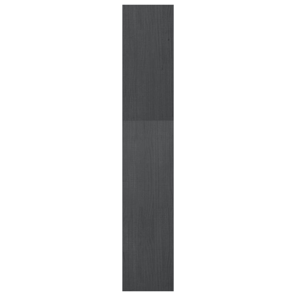 Bibliothèque/séparateur de pièce gris 40x30x167,5 cm bois de pin massif