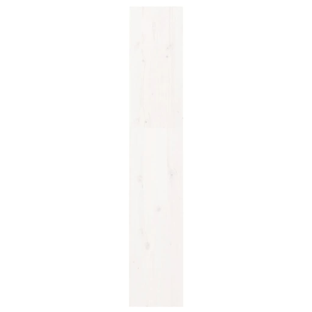 Bookcase/room divider white 60x30x167.5 cm solid pine wood