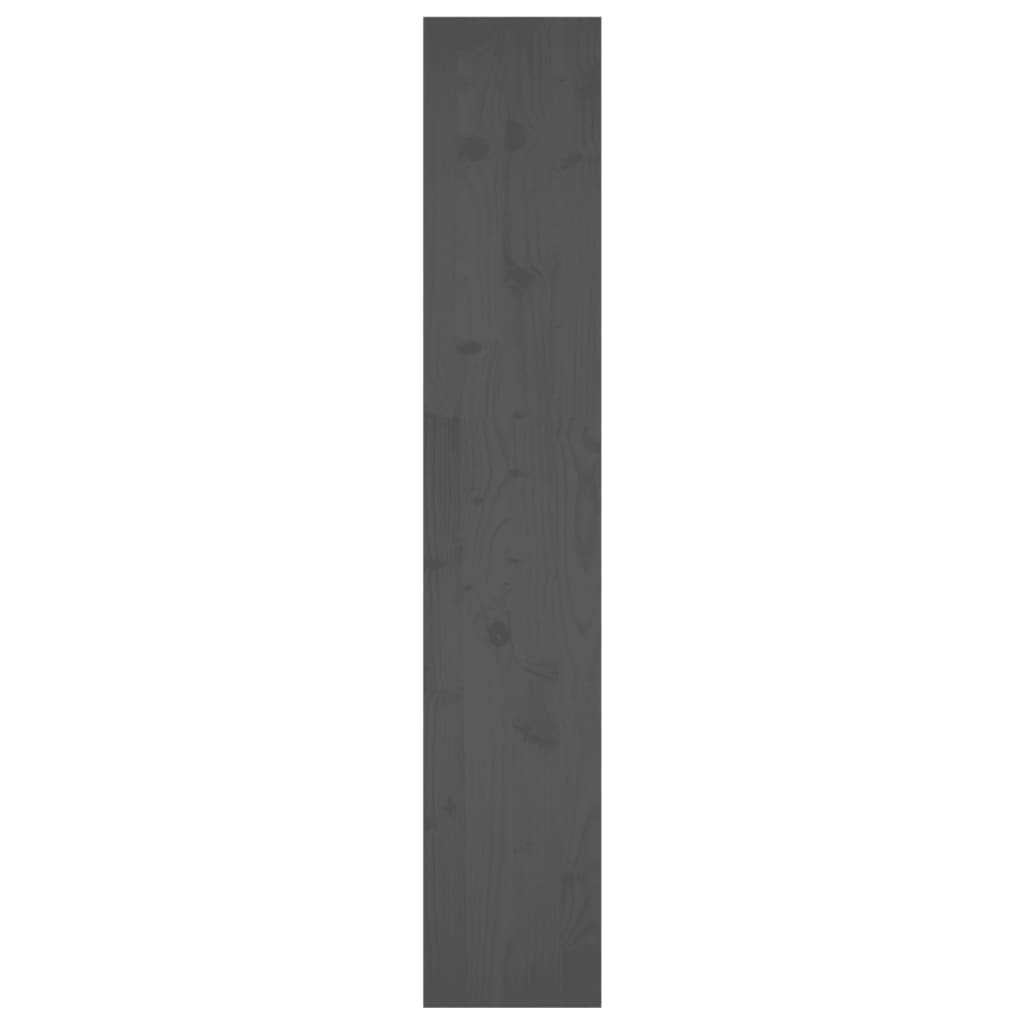 Bibliothèque/séparateur de pièce gris 80x30x167,4 cm bois de pin massif