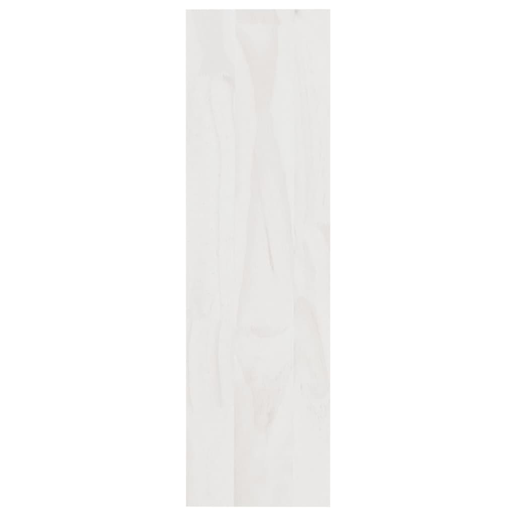 Bibliothèque/séparateur de pièce blanc 100x30x103 cm bois de pin massif