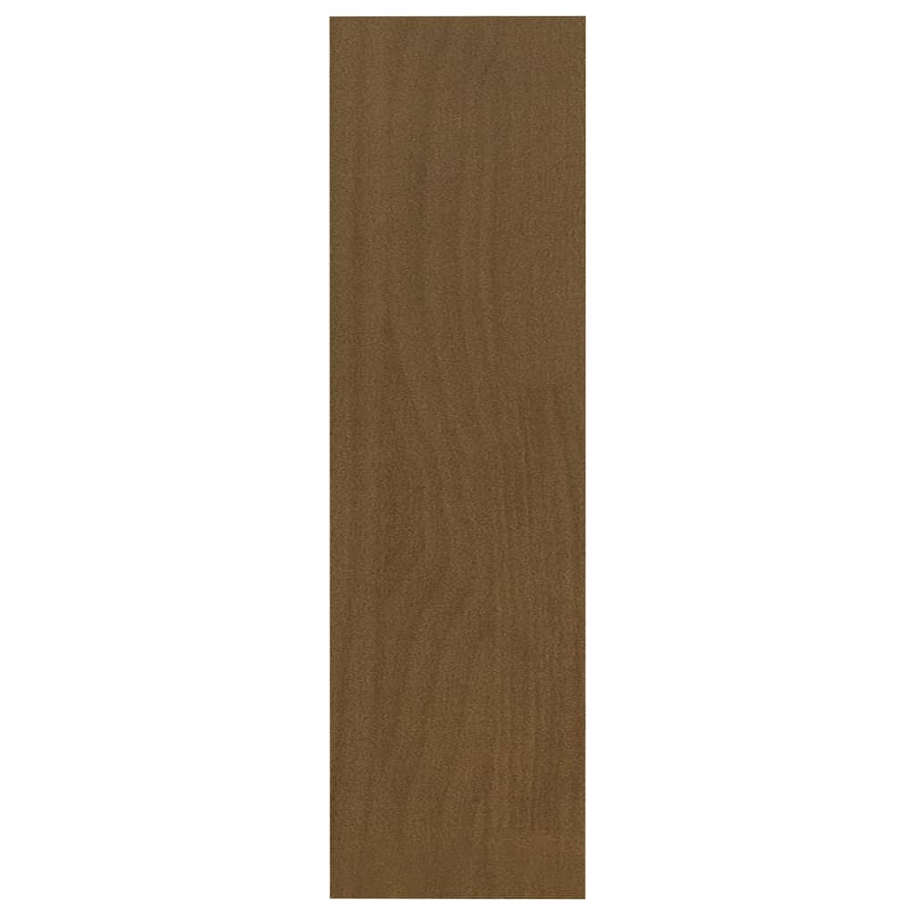Bibliothèque/séparateur de pièce marron miel 100x30x103 bois de pin massif