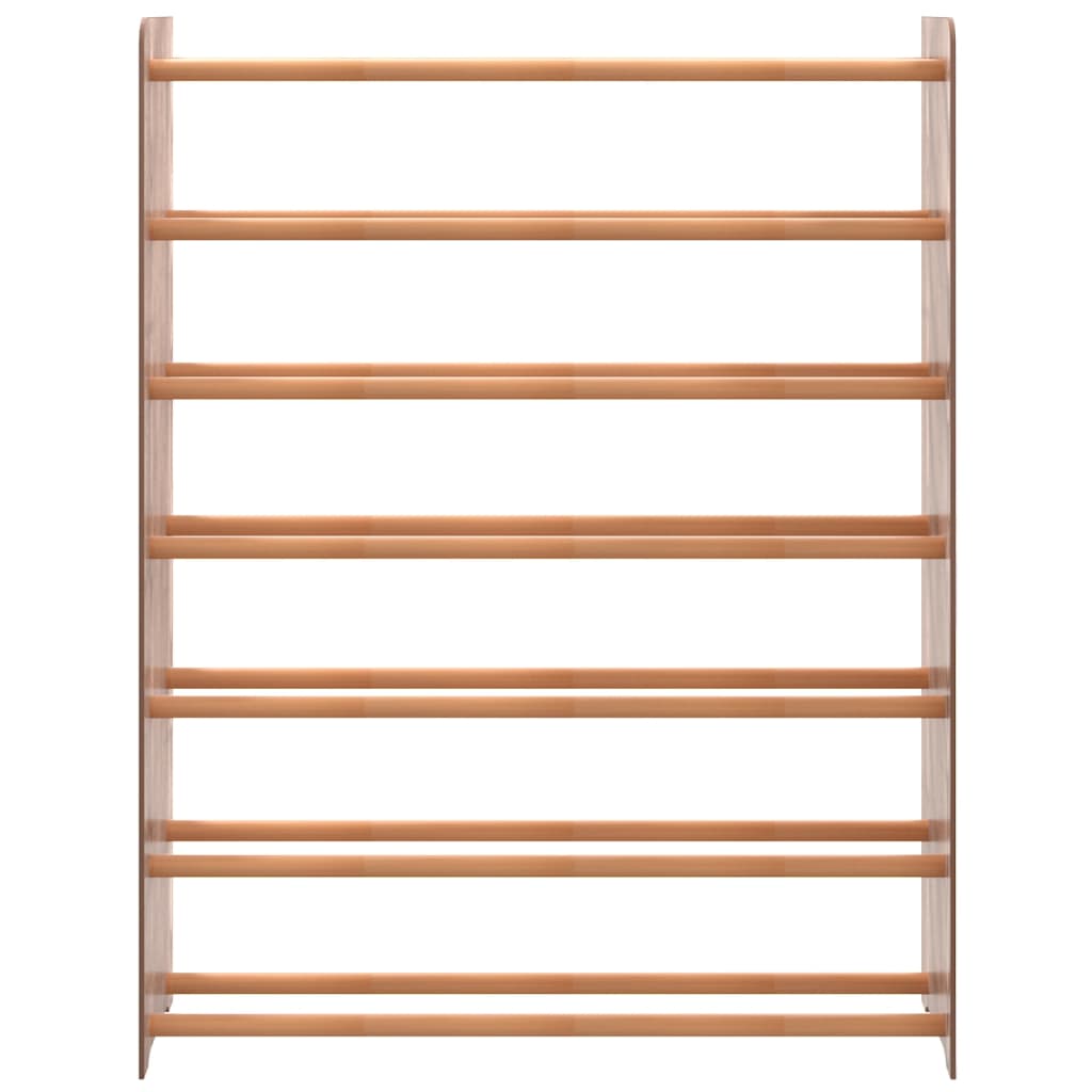 Étagère à chaussures marron 90x24x117 cm en bois
