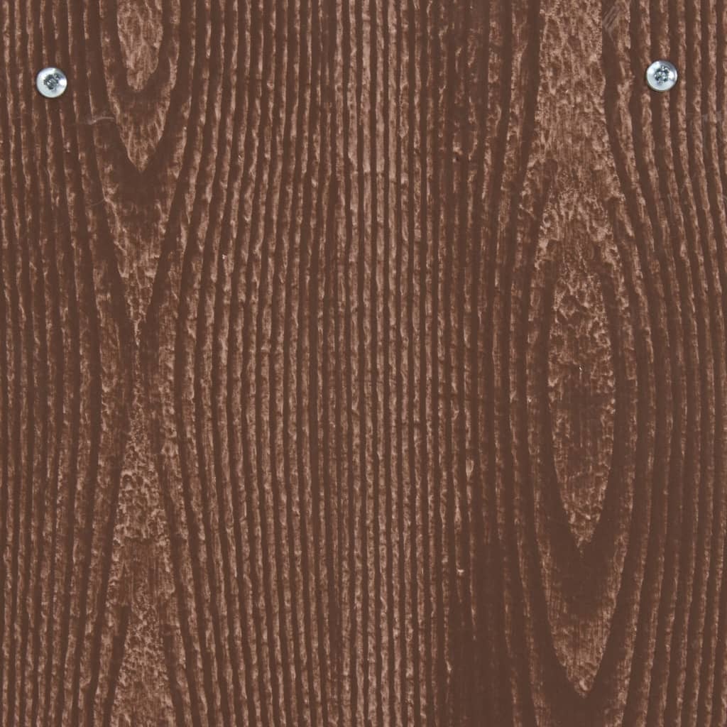 Étagère à chaussures marron 90x24x117 cm en bois