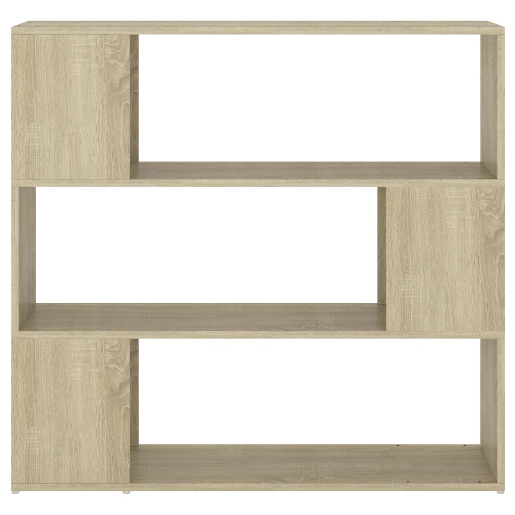 Bibliothèque séparateur de pièce chêne Sonoma 100x24x94 cm