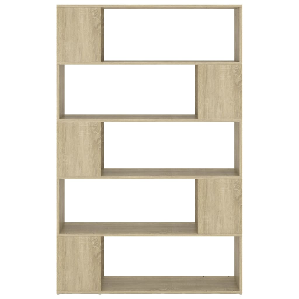 Bibliothèque séparateur de pièce chêne Sonoma 100x24x155 cm matériau bois